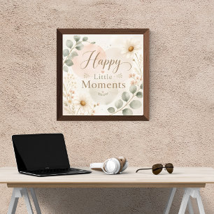 Affiche de nurserie Happy Little Moments