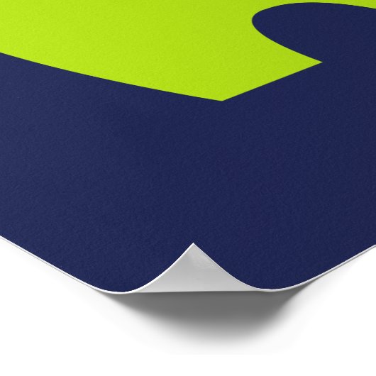 Affiche de nurserie J'aime les éléphants (Coin)