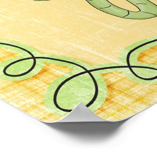 Affiche de nursery Bugs (Coin)