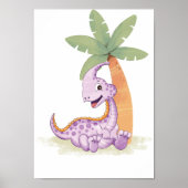 Affiche de nursery Dino Dinosaures Impression pour (Devant)