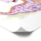 Affiche de nursery Dino Dinosaures Impression pour (Coin)