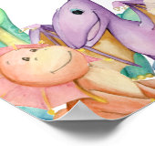 Affiche de nursery sur les dinosaures Impression p (Coin)