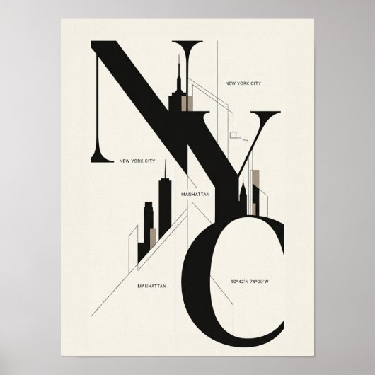 Affiche de NYC (Devant)