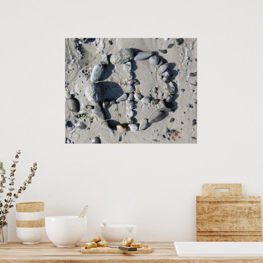 Affiche de paix lapidée (Cuisine)