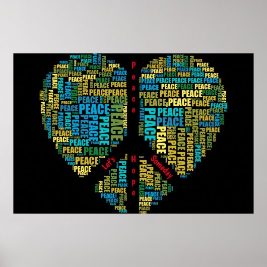 Affiche de paix mondiale (Devant)
