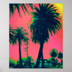 Affiche de palmier (12,3" x 15")