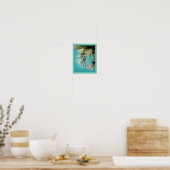 affiche de palmier tropical avec texte (Cuisine)
