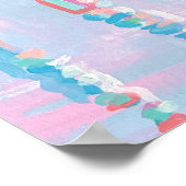 Affiche de Palmiers en Couleur (Coin)