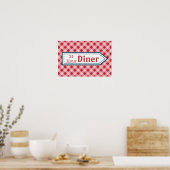 Affiche de pancarte d'art de cuisine rétro (Cuisine)