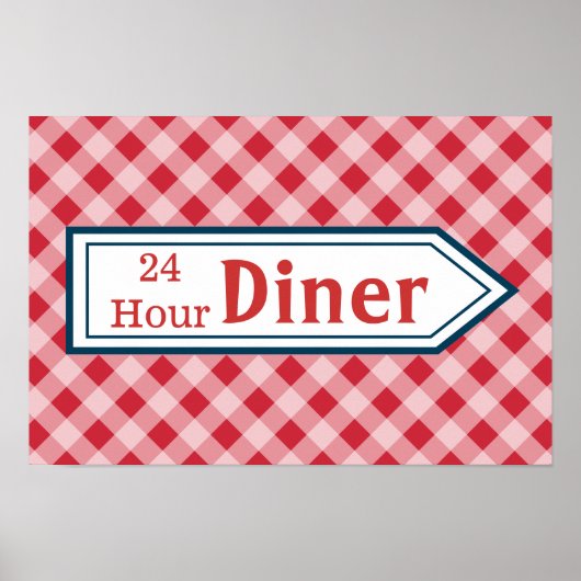 Affiche de pancarte d'art de cuisine rétro (Devant)