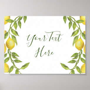 Affiche de pancarte de graduation de verdure de fl