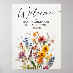 Affiche de pancarte pour la fête de mariage avec d
