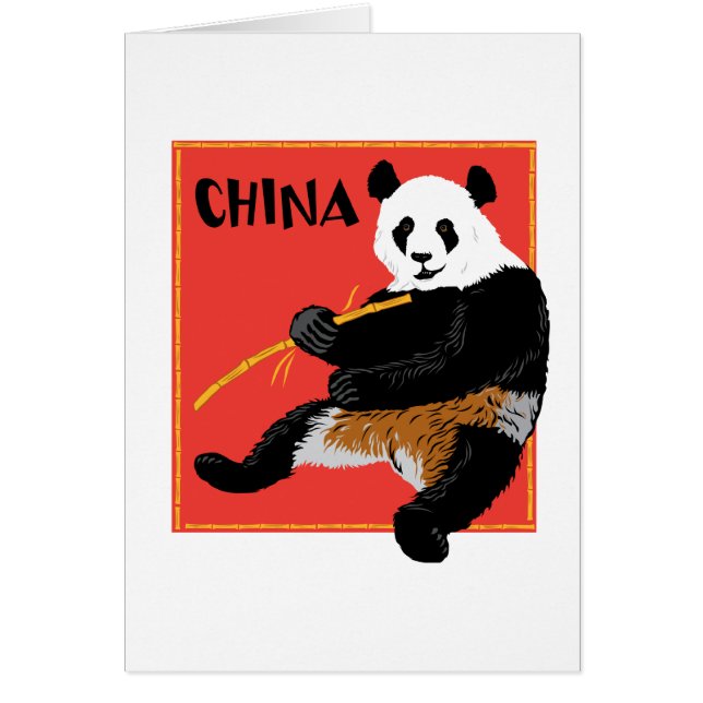 Affiche de panda (Devant)