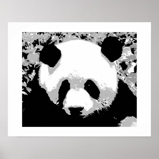Affiche de Panda Pop Art - Affiches de Panda (Devant)
