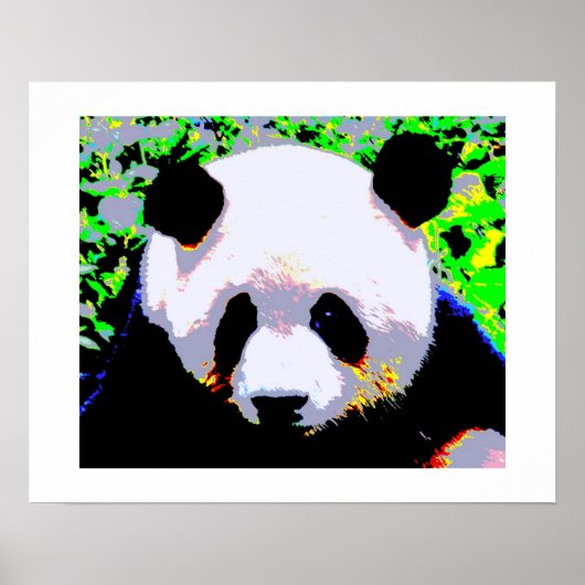 Affiche de Panda Pop Art - Impressions d'affiches (Devant)
