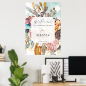 affiche de panneau de fête de remise des diplômes  (Bureau à domicile)