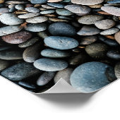 Affiche de papier de valeur Beach Rocks Print (sem (Coin)
