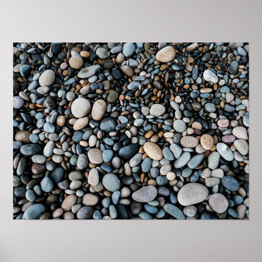 Affiche de papier de valeur Beach Rocks Print (sem (Devant)