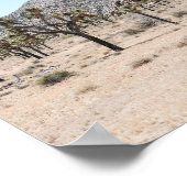 Affiche de papier du parc Joshua Tree (Semi-Brilla (Coin)