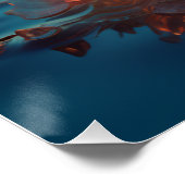 Affiche de papillon translucide élégant pour décor (Coin)
