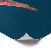 Affiche de papillons aquarelles colorés (Coin)