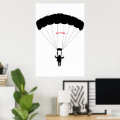 Affiche de parachute (Bureau à domicile)