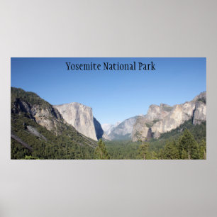 Affiche de parc national de Yosemite