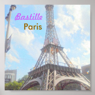 Affiche de Paris de bastille