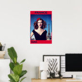 Affiche de Paris, France (Bureau à domicile)