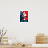 Affiche de parodie politique sibérienne Husky (Cuisine)