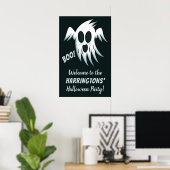 Affiche de partie de texte personnalisée Halloween (Bureau à domicile)