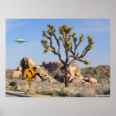 Affiche de passage de l'OVNI (Devant)