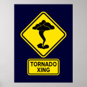 Affiche de passage de tornade (Devant)