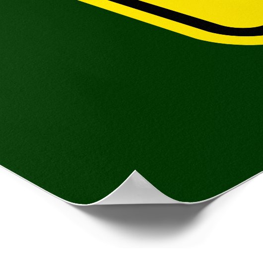 Affiche de passage d'ouragan (Coin)