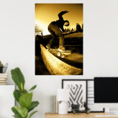 Affiche de patinage (Bureau à domicile)