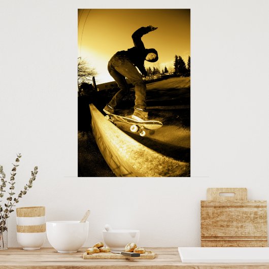 Affiche de patinage (Cuisine)