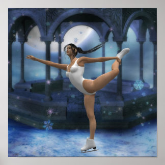 Affiche de patinage artistique