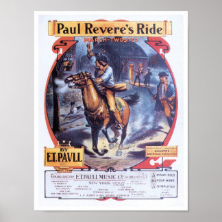 Affiche de Paul Revere's Ride