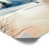 Affiche de paysage à l'aquarelle (Coin)