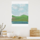 Affiche de paysage acrylique (Cuisine)
