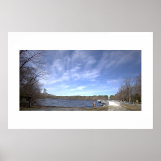 Affiche de paysage aquatique
