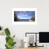 Affiche de paysage aquatique (Bureau à domicile)