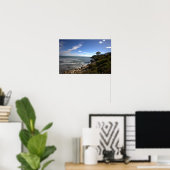 Affiche de paysage aquatique de falaise de Rhode I (Bureau à domicile)