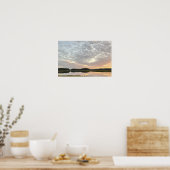 Affiche de paysage aquatique reflets du coucher de (Cuisine)