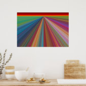 Affiche de paysage arc-en-ciel Imprimer (Cuisine)