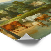 Affiche de paysage champêtre pastoral (Coin)