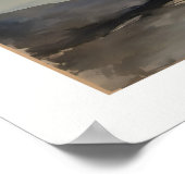 Affiche de paysage de la baie du coucher de soleil (Coin)