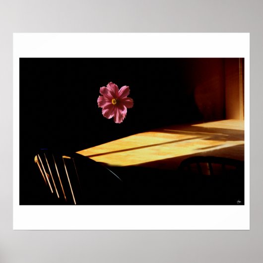 Affiche de paysage floral (Devant)