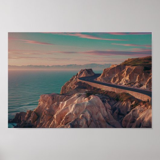 Affiche de paysage, Impression de paysage (Devant)