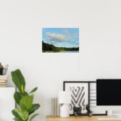 Affiche de paysage lacustre (Bureau à domicile)